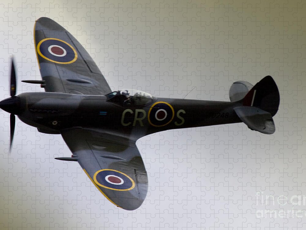 Aircraft Jigsaw Puzzle featuring the photograph Spitfire #1 by Ang El