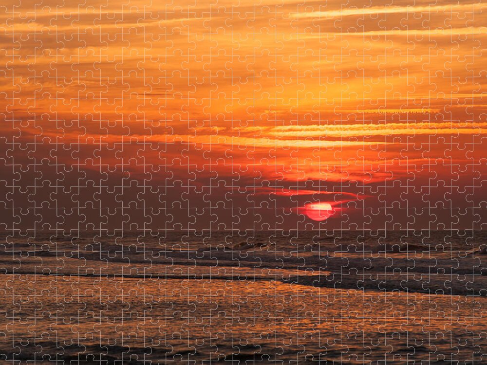 Kiawah Island Jigsaw Puzzle featuring the photograph Sunrise #1 by Joye Ardyn Durham