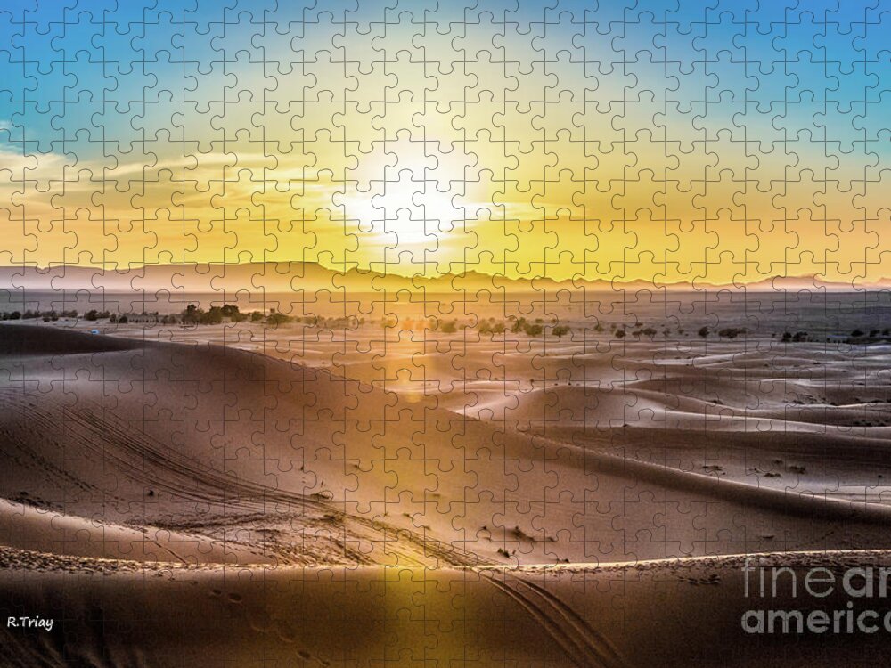 Sahara Desert Jigsaw Puzzle featuring the photograph The Beauty of the Sahara Desert #1 by Rene Triay FineArt Photos