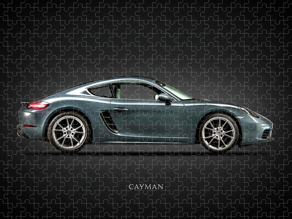 Porsche Cayman Jigsaw Puzzle featuring the photograph The Cayman by Mark Rogan