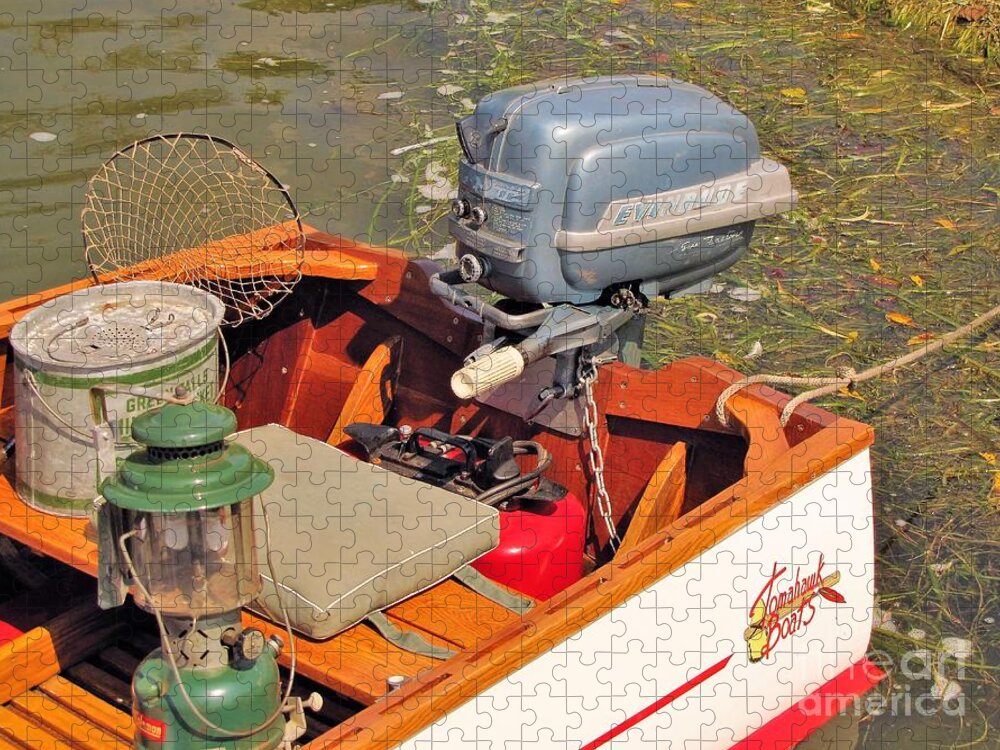 Boat Jigsaw Puzzle featuring the photograph Tomahawk Spirit #2 by Neil Zimmerman