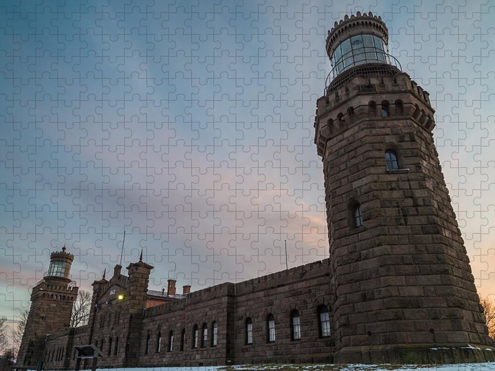 Lighthouse Jigsaw Puzzle featuring the photograph Twinsies #1 by Kristopher Schoenleber