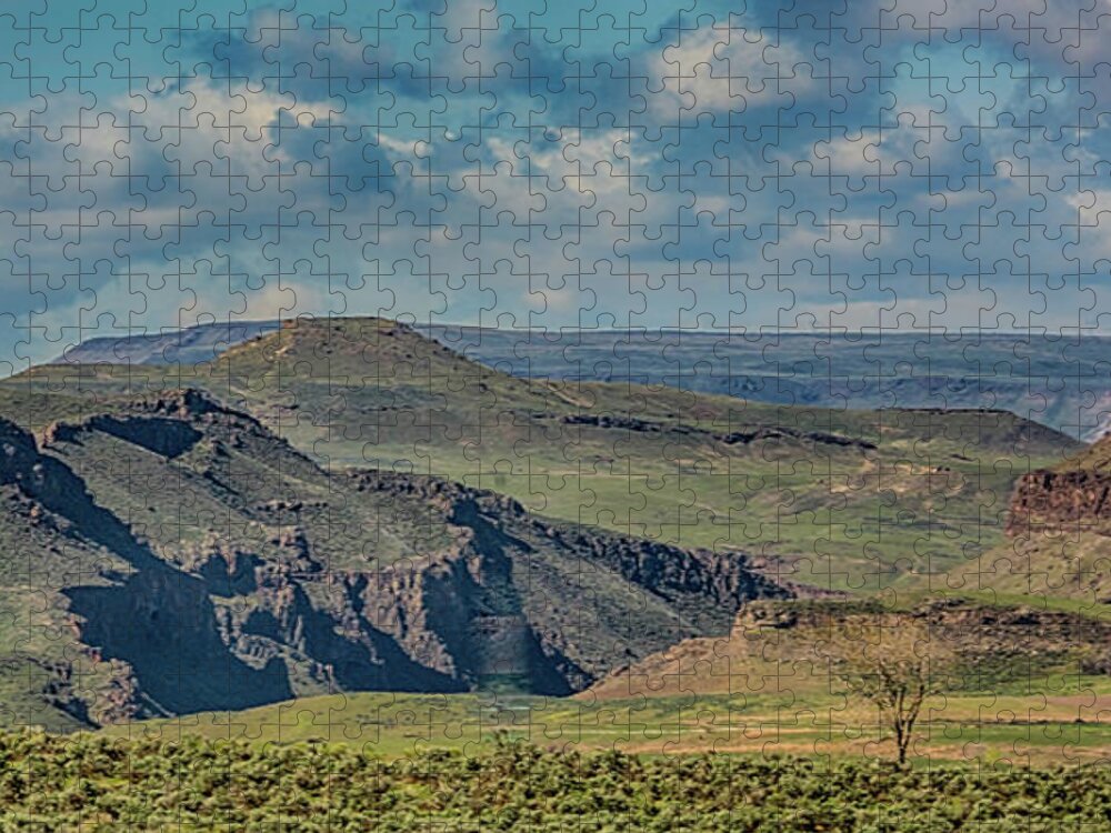 Oregon Jigsaw Puzzle featuring the photograph 10885 Oregon's Grand Canyon by Pamela Williams