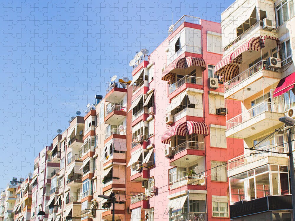 2015 Jigsaw Puzzle featuring the photograph Antalya buildings #11 by Tom Gowanlock