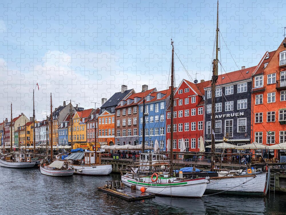 Nyhavn Jigsaw Puzzle featuring the photograph Copenhagen - Denmark #14 by Joana Kruse