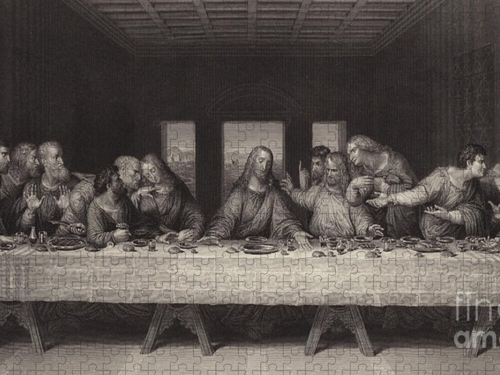 The Last Supper By Leonardo Da Vinci Jigsaw Puzzle by Restored Art And  History
