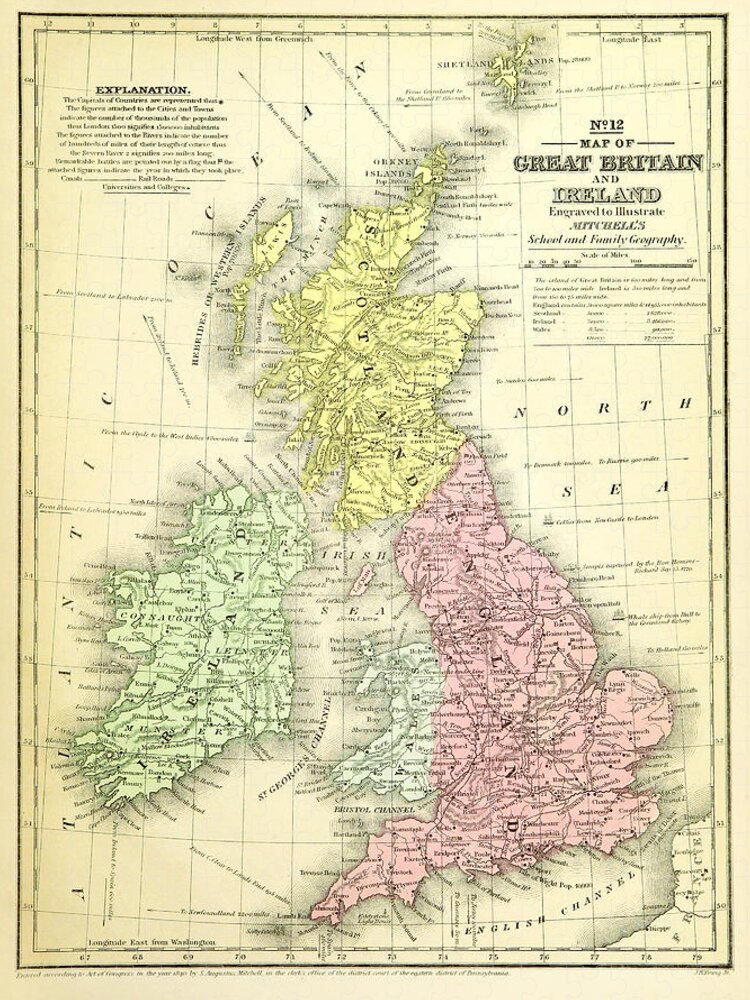Great Britain and Ireland Map Puzzle 