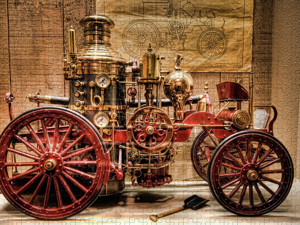 Hdr Jigsaw Puzzle featuring the photograph 1870 LaFrance by Brad Granger