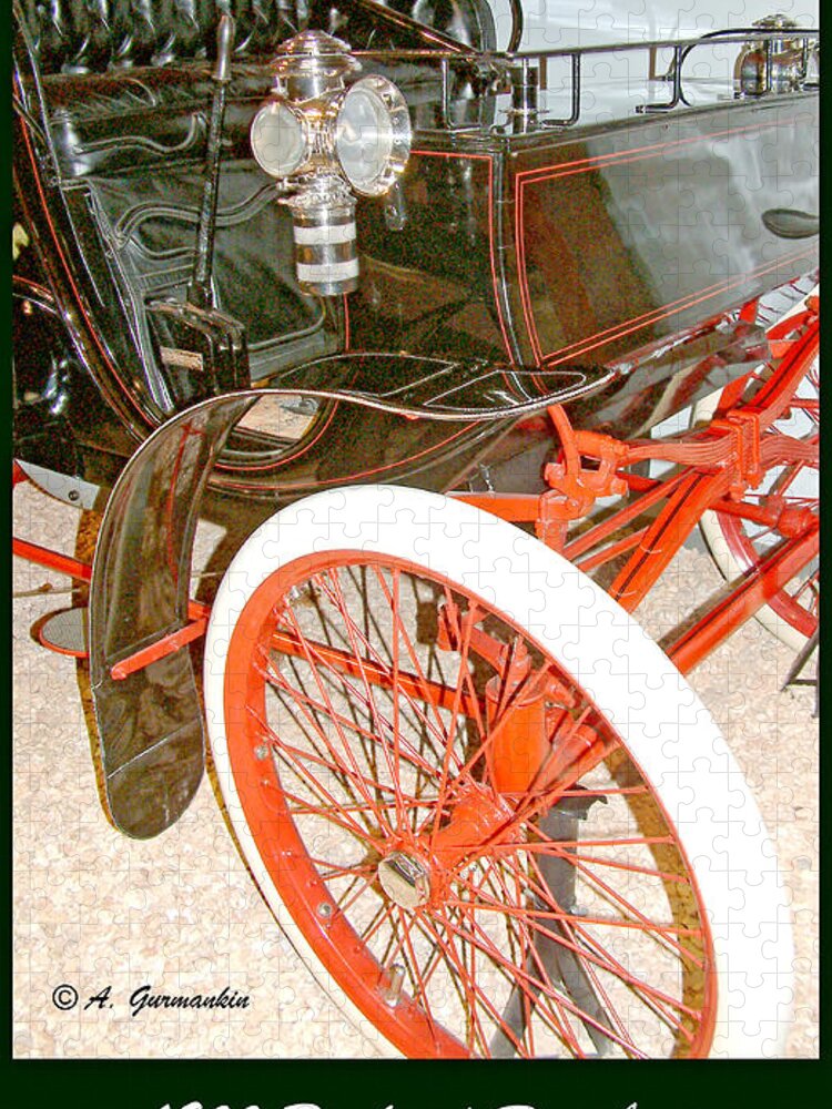 1900 Packard Jigsaw Puzzle featuring the photograph 1900 Packard Runabout National Automobile Museum Reno Nevada by A Macarthur Gurmankin