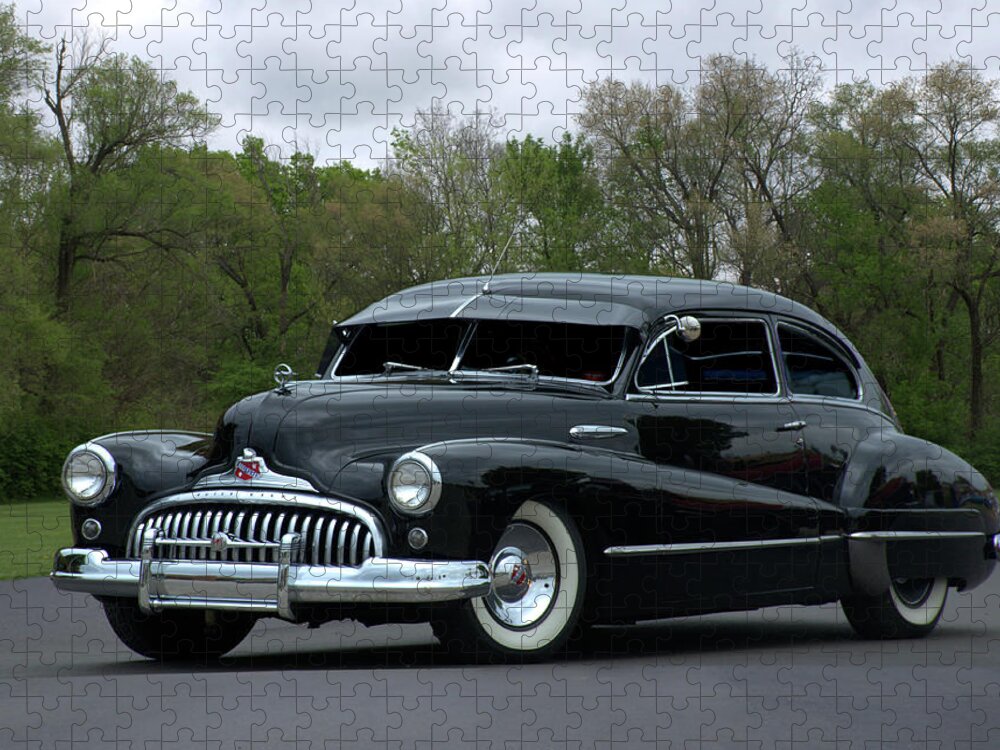 1948 Jigsaw Puzzle featuring the photograph 1948 Buick by Tim McCullough