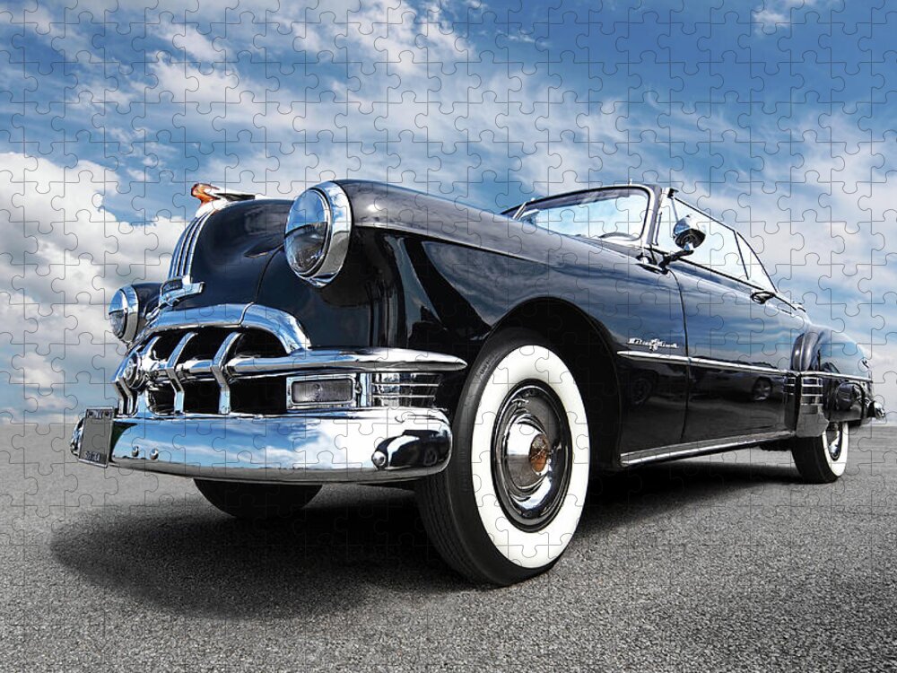 Pontiac Jigsaw Puzzle featuring the photograph 1950 Pontiac Silver Streak by Gill Billington
