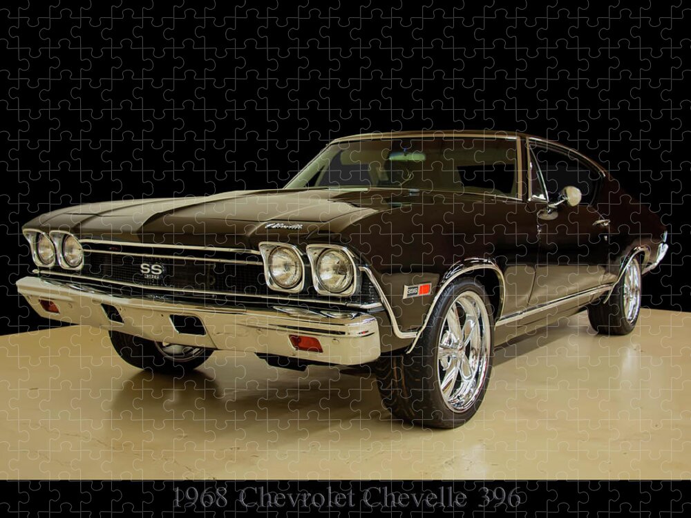 1960s Cars Jigsaw Puzzle featuring the photograph 1968 Chevy Chevelle SS 396 by Flees Photos