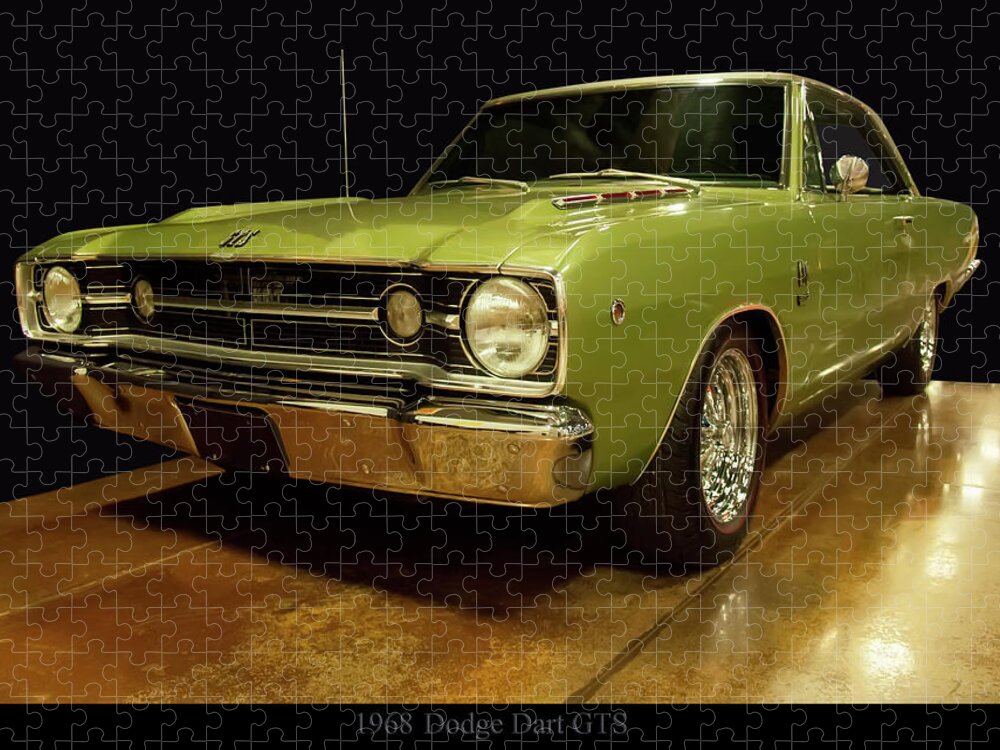 1968 Dodge Dart Gts Jigsaw Puzzle featuring the photograph 1968 Dodge Dart GTS by Flees Photos