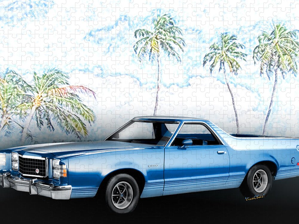 1979 Ranchero Gt Jigsaw Puzzle featuring the photograph 1979 Ranchero GT 7th Generation 1977-1979 by Chas Sinklier