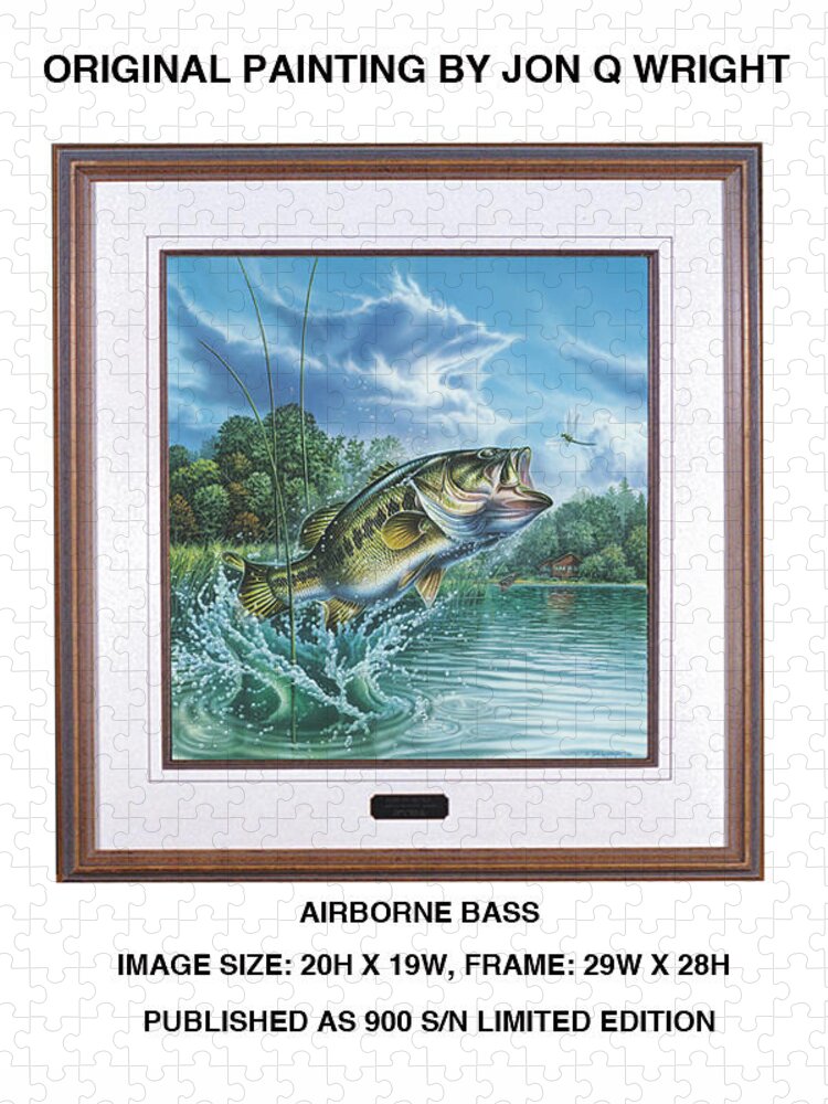 Airborne Bass #1 Jigsaw Puzzle