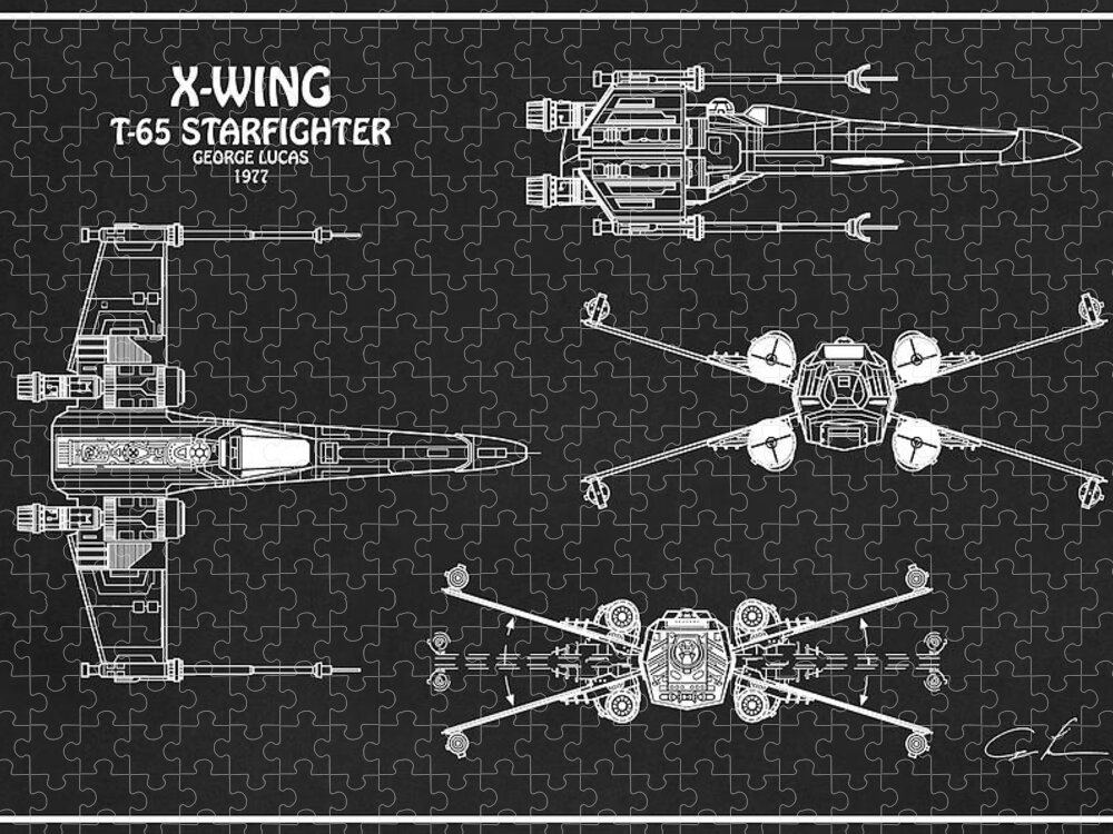 Star Wars White Throw Pillow Black X-Wing Design 18 x 18 Inches Set of 2