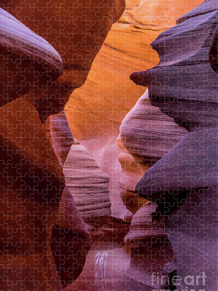 Lower Antelope Canyon Jigsaw Puzzle featuring the photograph Lower Antelope Canyon #20 by Craig Shaknis