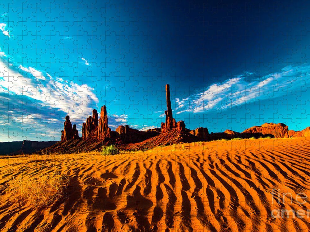 Sand Dune Jigsaw Puzzle featuring the photograph Sand Dune #5 by Mark Jackson