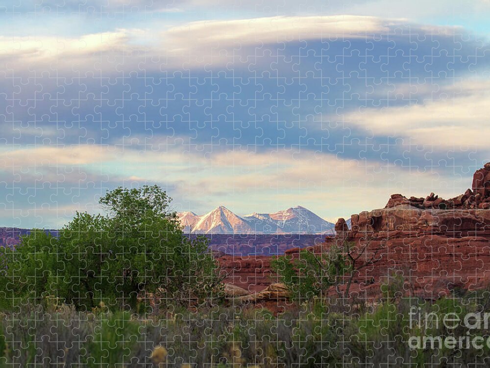 Utah Jigsaw Puzzle featuring the photograph The Shining Mountains #2 by Jim Garrison