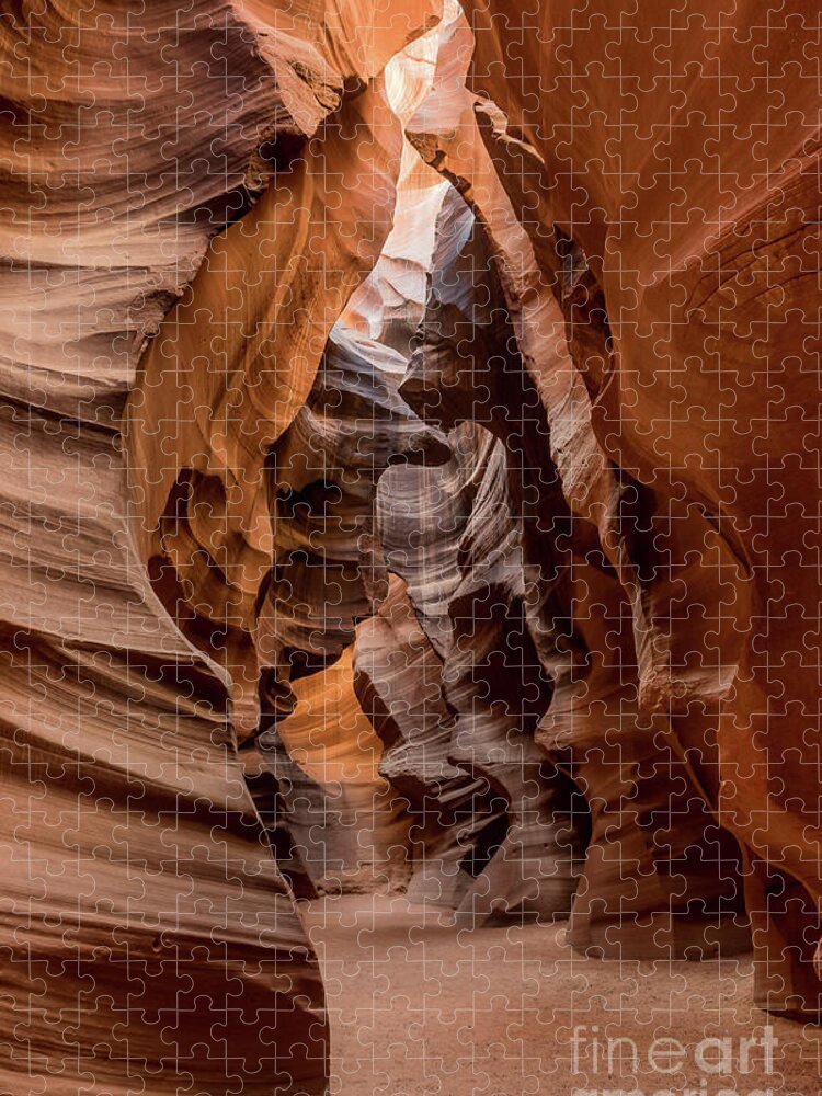 Upper Antelope Canyon Jigsaw Puzzle featuring the photograph Upper Antelope Canyon #1 by Craig Shaknis