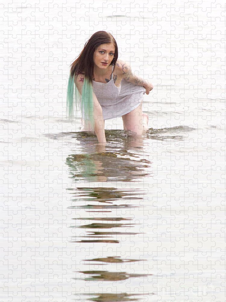 Photography Jigsaw Puzzle featuring the photograph Water Nymph #3 by Sean Griffin