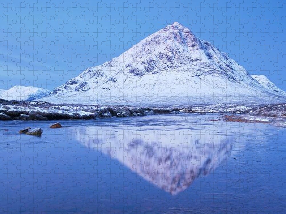 Glencoe Jigsaw Puzzle featuring the photograph Winter in Glencoe #2 by Stephen Taylor