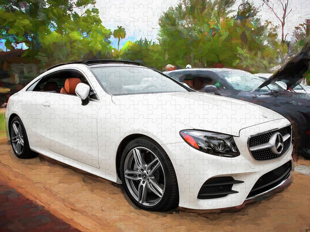 2018 Mercedes Benz Jigsaw Puzzle featuring the photograph 2018 E 400 Mercedes-Benz Coupe by Rich Franco