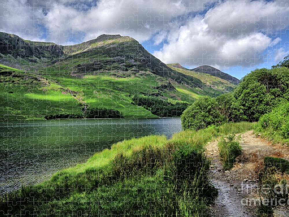 Buttermere Jigsaw Puzzle featuring the photograph Buttermere by Smart Aviation