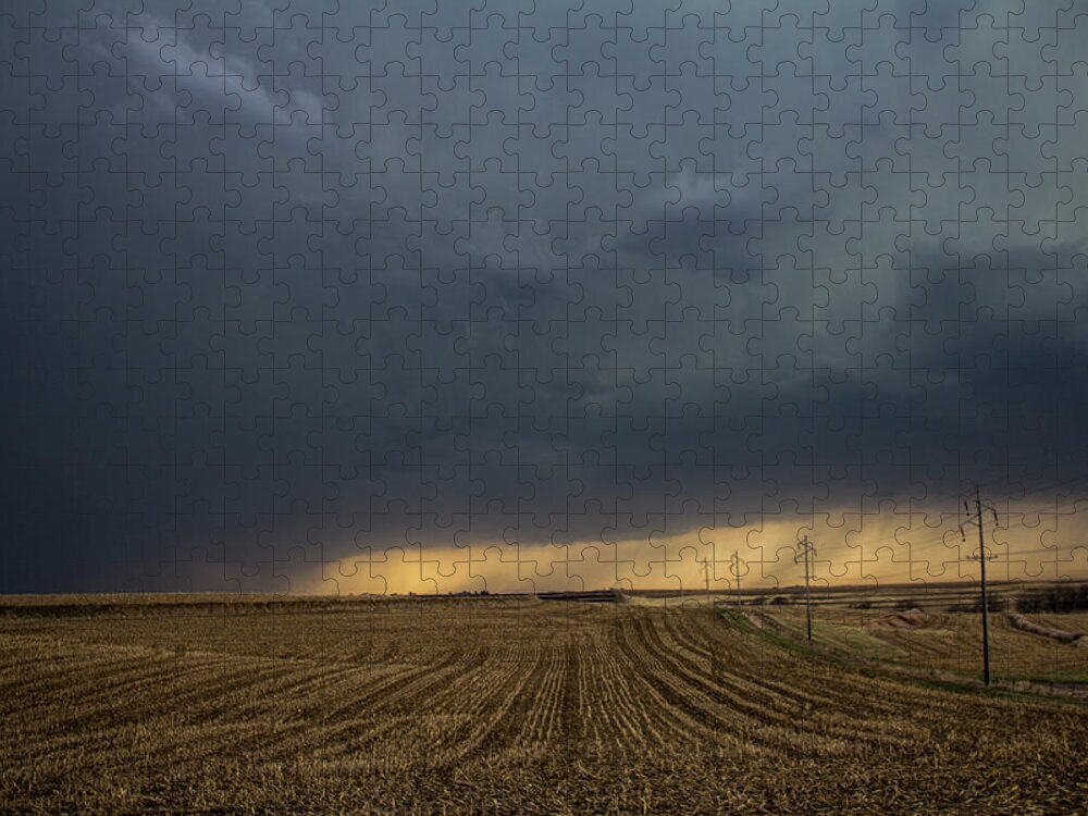 Nebraskasc Jigsaw Puzzle featuring the photograph 2nd Storm Chase of 2018 001 by NebraskaSC