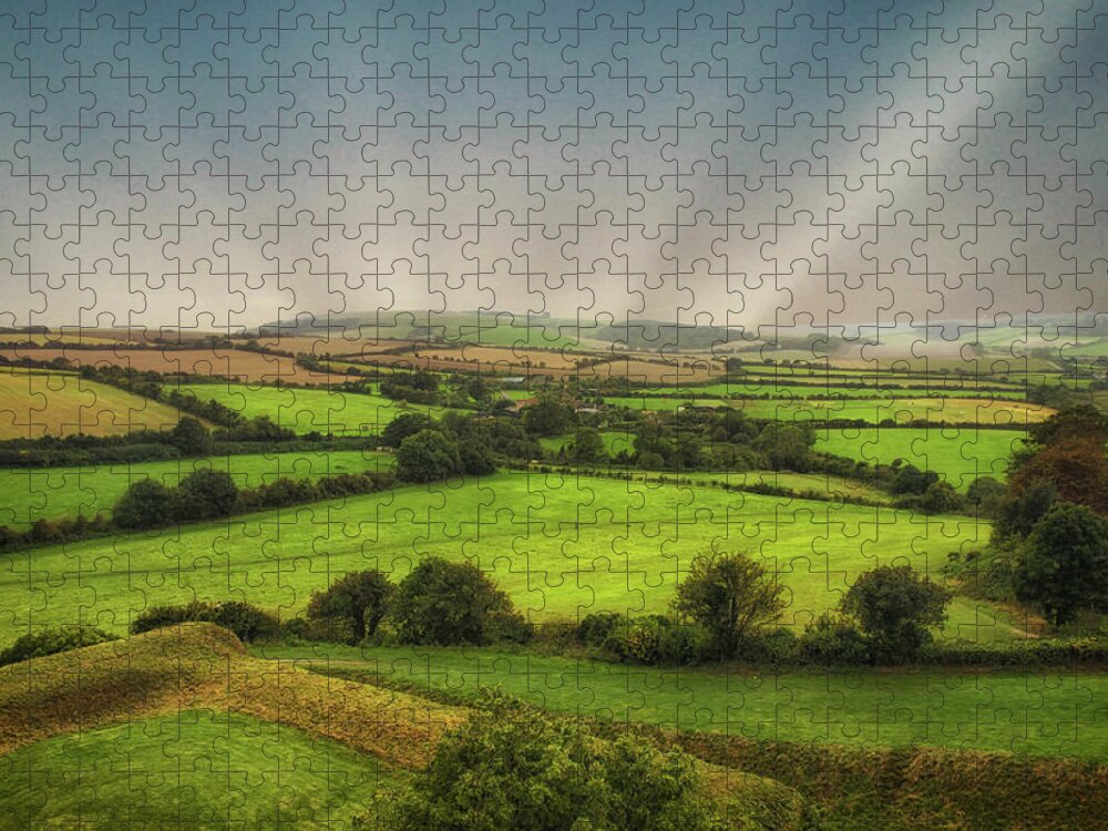 Countryside Jigsaw Puzzle featuring the photograph English Countryside #3 by Martin Newman