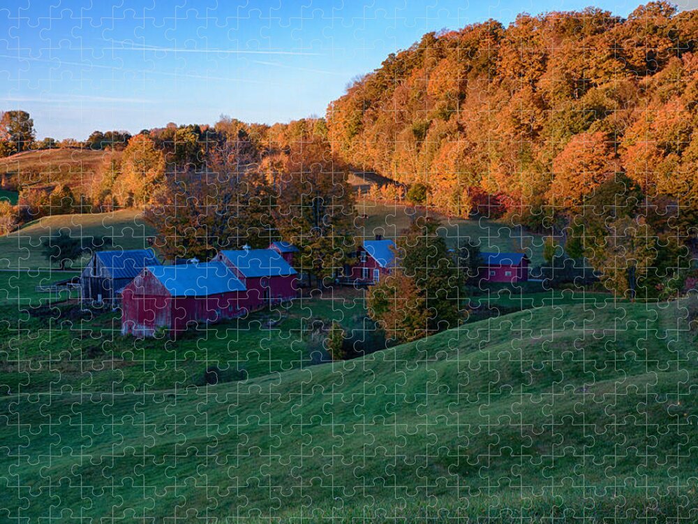 #jefffolger Jigsaw Puzzle featuring the photograph Jenne farm #4 by Jeff Folger