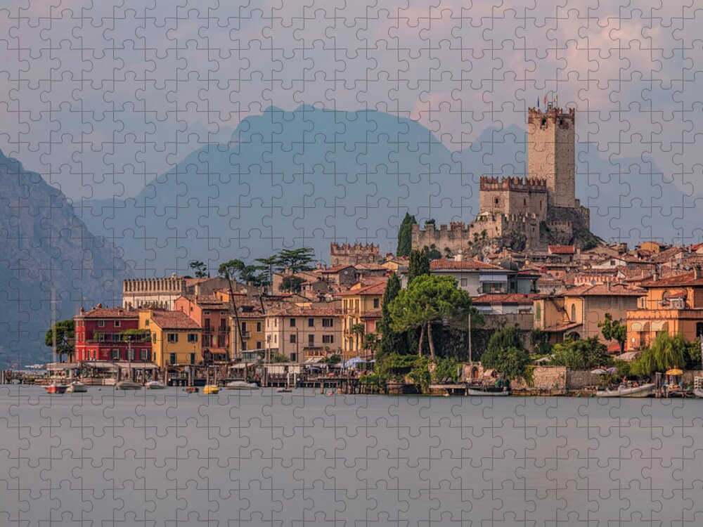Malcesine Jigsaw Puzzle featuring the photograph Malcesine - Italy #3 by Joana Kruse