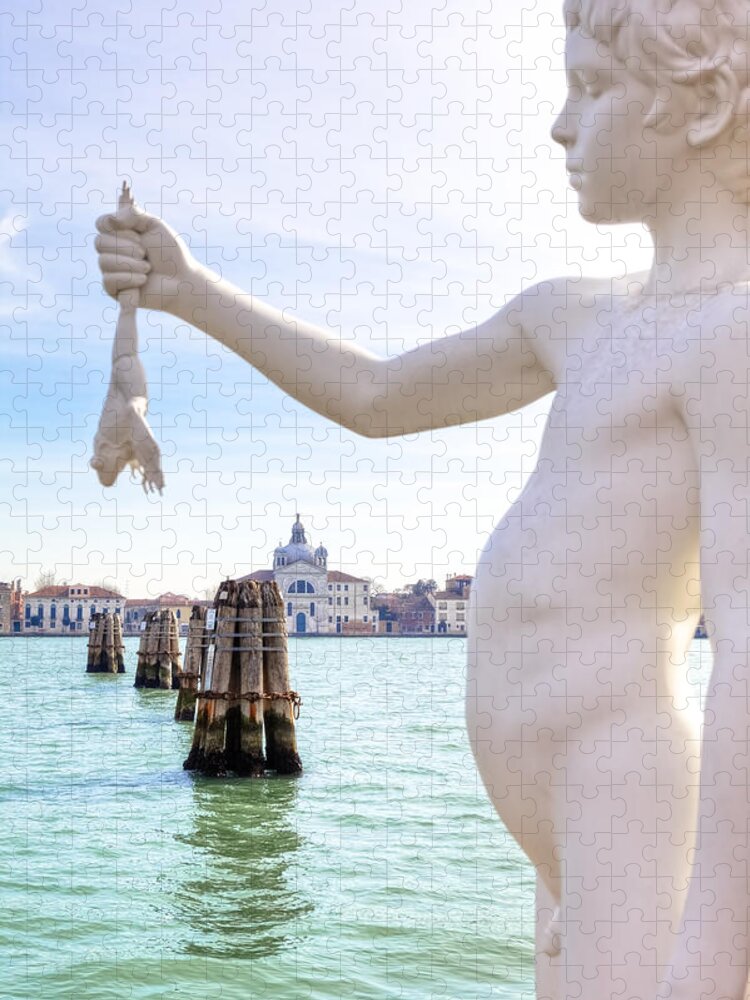 Boy With Frog Jigsaw Puzzle featuring the photograph Venezia #31 by Joana Kruse