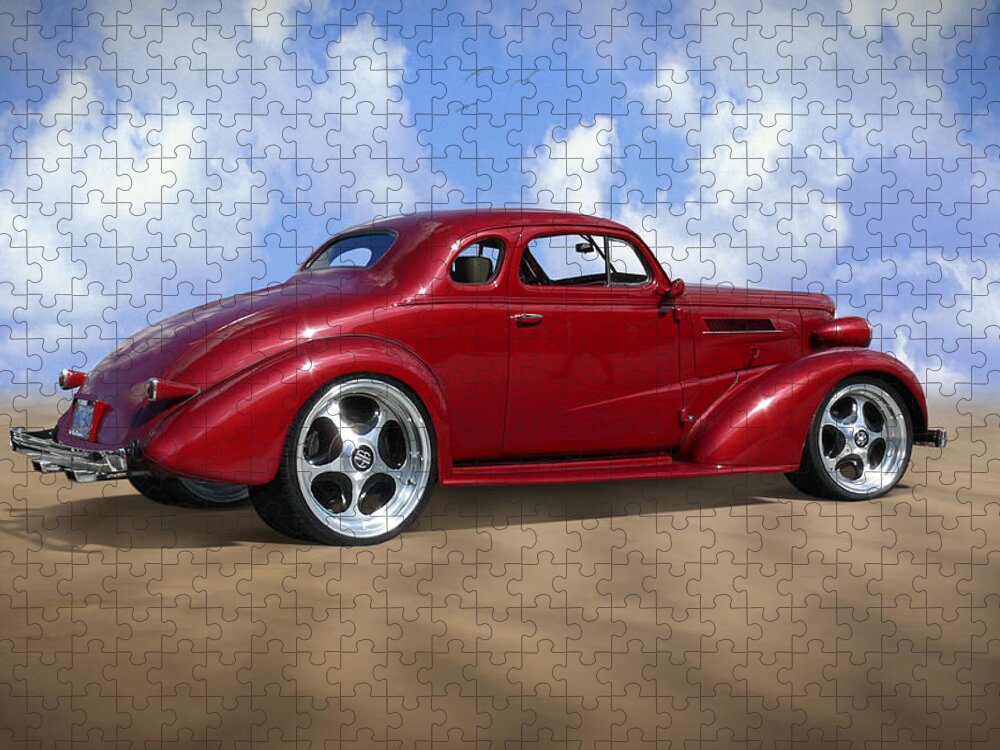 Transportation Jigsaw Puzzle featuring the photograph 37 Chevy Coupe by Mike McGlothlen