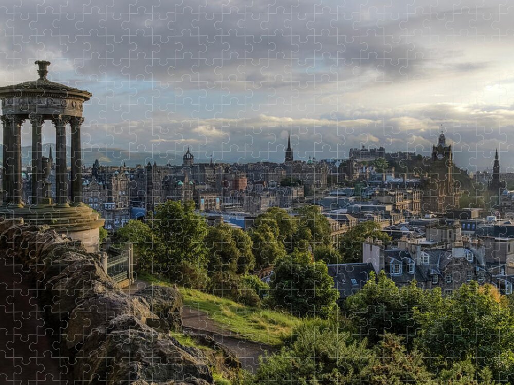 Calton Hill Jigsaw Puzzle featuring the photograph Calton Hill - Edinburgh #4 by Joana Kruse