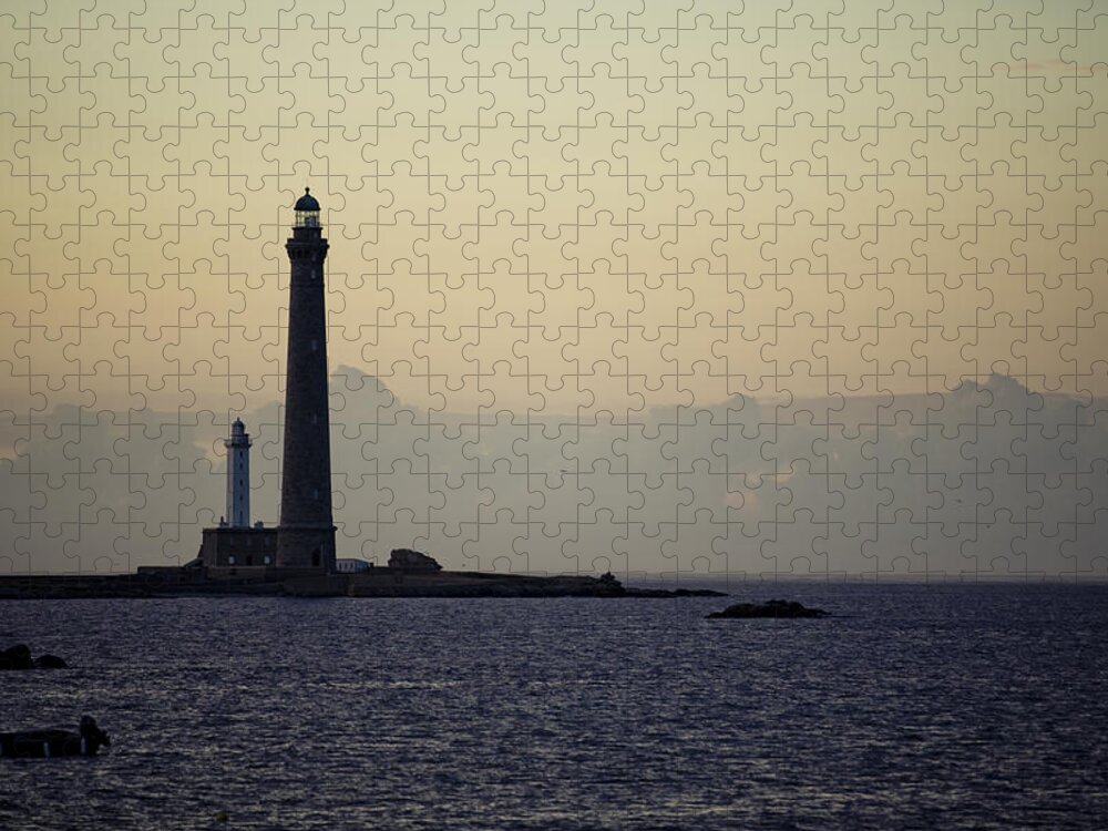 Harbor Jigsaw Puzzle featuring the photograph Lighthouse #4 by Nailia Schwarz