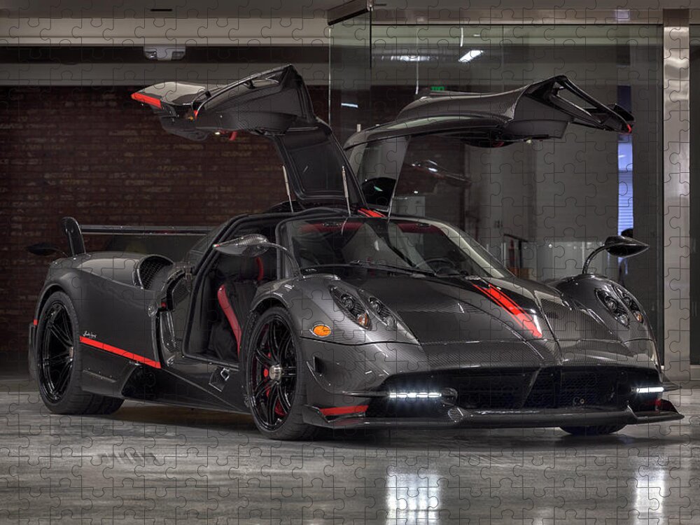 Pagani Huayra Jigsaw Puzzle featuring the photograph #Pagani #Huayra BC #4 by ItzKirb Photography
