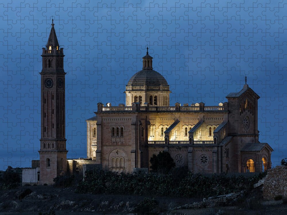 Basilica Ta Pinu Jigsaw Puzzle featuring the photograph Basilica Ta Pinu - Gozo #5 by Joana Kruse