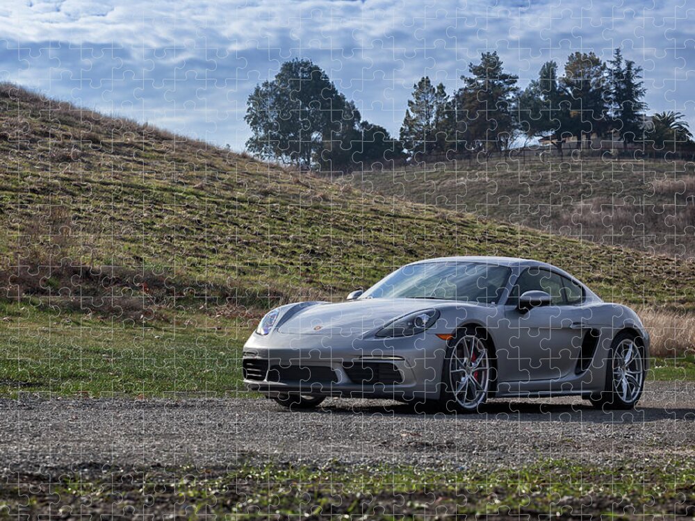 Cars Jigsaw Puzzle featuring the photograph #Porsche #718Cayman S #Print #5 by ItzKirb Photography