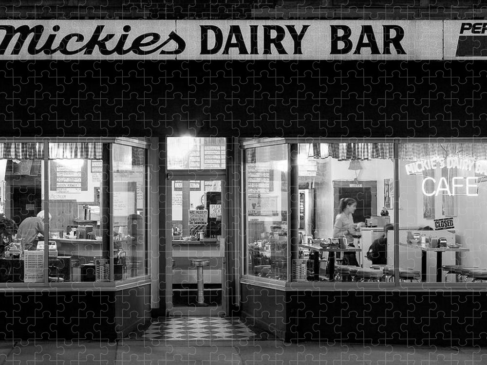 Mickies Dairy Bar Jigsaw Puzzle featuring the photograph 6 29 Am by Todd Klassy