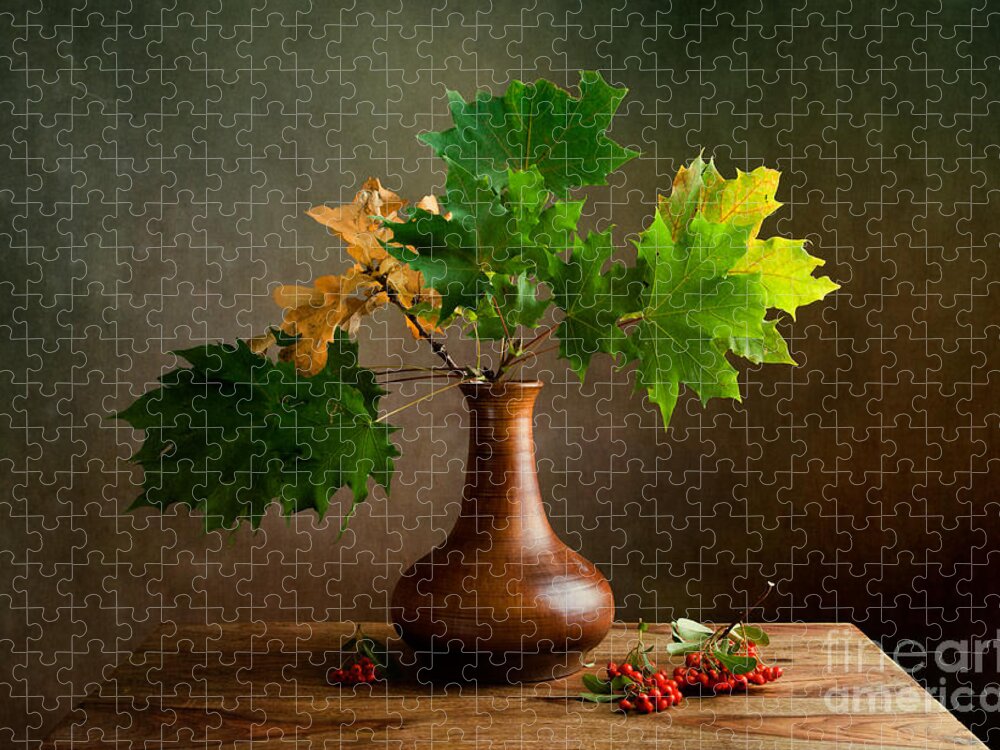 Still Jigsaw Puzzle featuring the photograph Autumn #6 by Nailia Schwarz