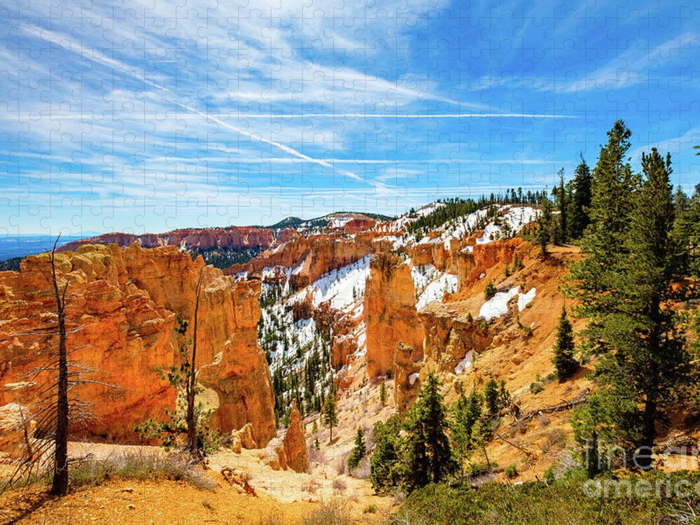 Black Birch Canyon Jigsaw Puzzle featuring the photograph Bryce Canyon Utah #6 by Raul Rodriguez