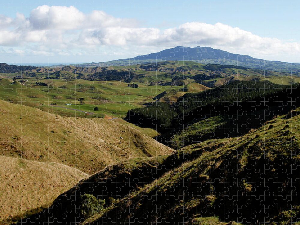 New Zealand Jigsaw Puzzle featuring the photograph New Zealand #66 by Les Cunliffe