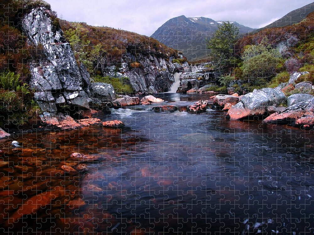 Glen Affric Jigsaw Puzzle featuring the photograph Glen Affric #7 by Gavin MacRae