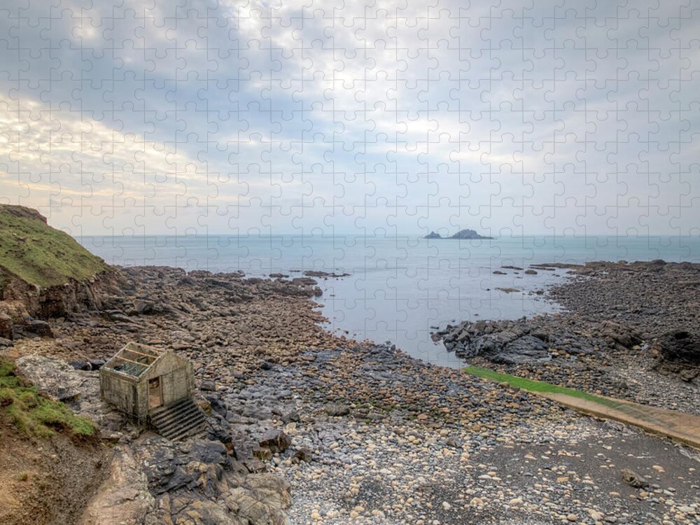 Cape Cornwall Jigsaw Puzzle featuring the photograph Cape Cornwall - England #9 by Joana Kruse