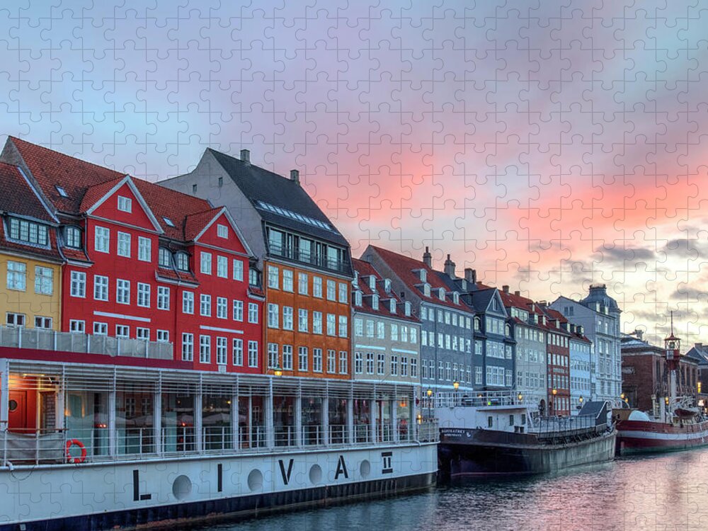 Nyhavn Jigsaw Puzzle featuring the photograph Copenhagen - Denmark #9 by Joana Kruse