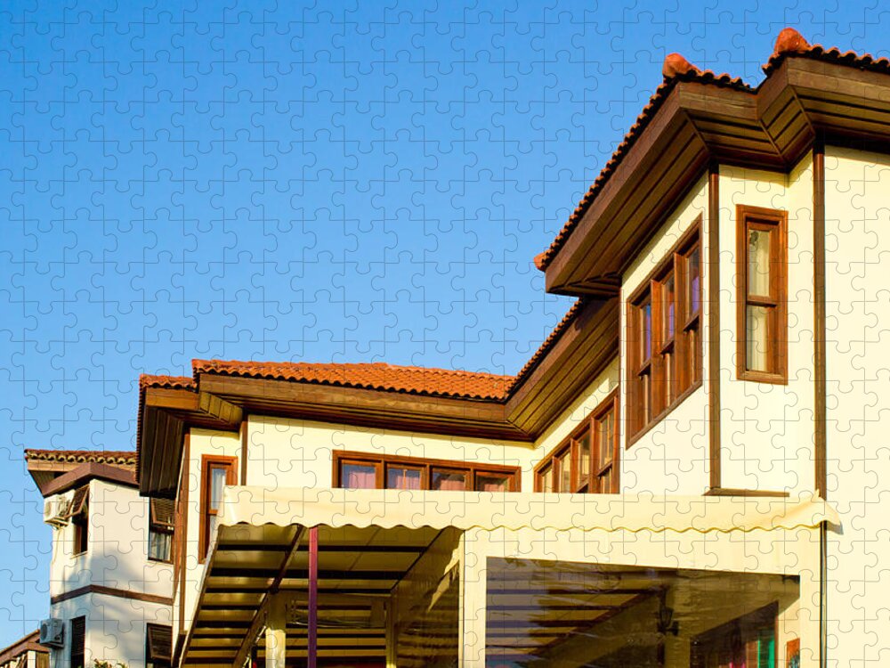 Anatolia Jigsaw Puzzle featuring the photograph Ottoman houses #9 by Tom Gowanlock
