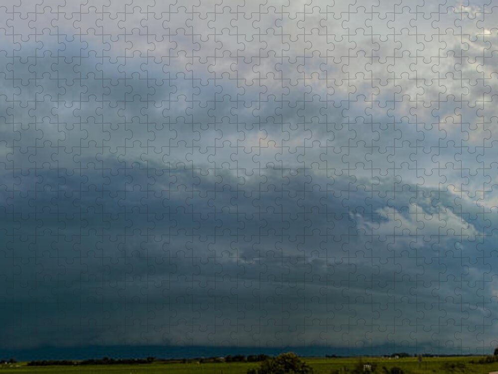 Nebraskasc Jigsaw Puzzle featuring the photograph 9th Storm Chase 2015 071 by NebraskaSC
