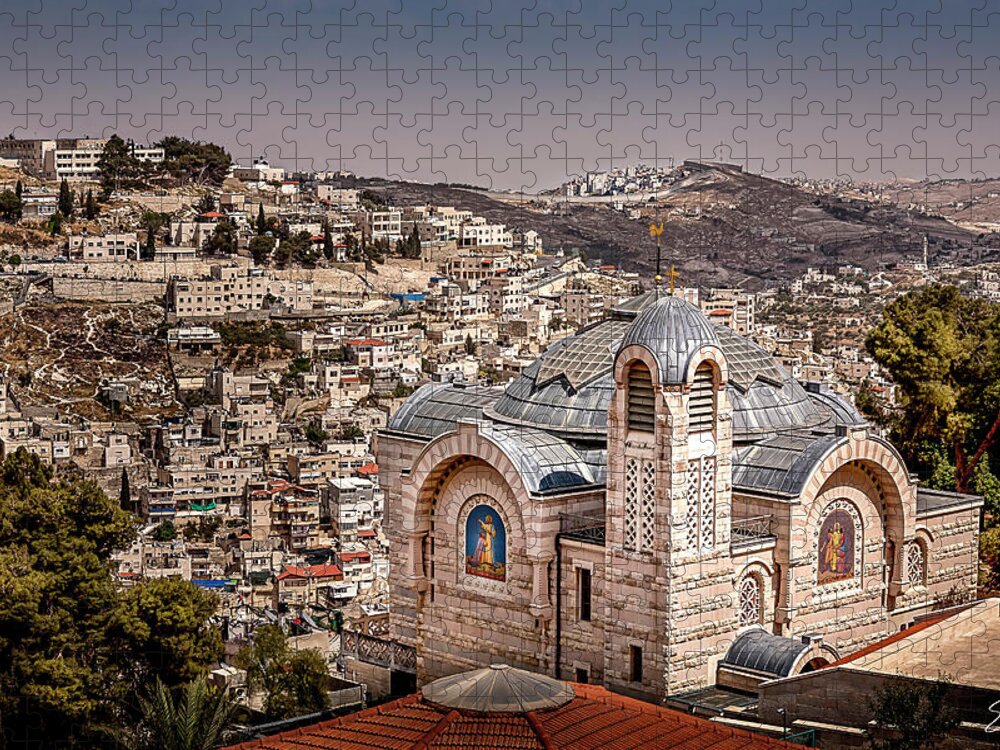 Church Jigsaw Puzzle featuring the photograph A Church by Endre Balogh