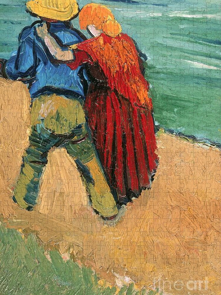 Pair Jigsaw Puzzle featuring the painting A Pair of Lovers by Vincent Van Gogh